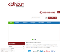 Tablet Screenshot of calhountech.com